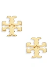 Tory Burch Gold Brass Earrings In Tory Gold