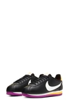 Nike Classic Cortez Sneaker In Black/ Summit White