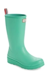 Hunter Original Play Tall Waterproof Rain Boot In Sea Noodle