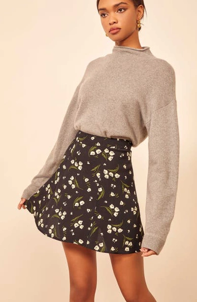 Reformation Flounce Skirt In Giada