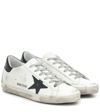 GOLDEN GOOSE SUPER-STAR LEATHER SNEAKERS,P00429533