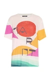 Isabel Marant Zewel Printed Cotton-jersey T-shirt In White