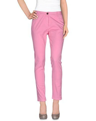 Authentic Original Vintage Style Casual Trousers In Pink