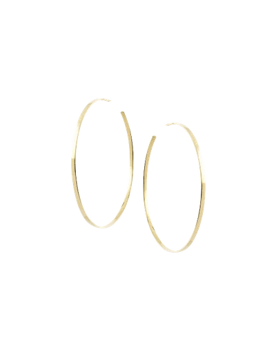 Lana Large Sunrise Hoop Earrings In 14k Gold