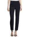 ST. JOHN CLASSIC EMMA STRETCH CROPPED PANTS, NAVY,PROD230580361