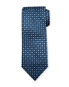 BRIONI MEN'S ALTERNATING OVALS SILK TIE,PROD227580309