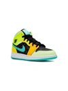 JORDAN AIR JORDAN 1 MID SE "FOUR LEAF CLOVER" SNEAKERS