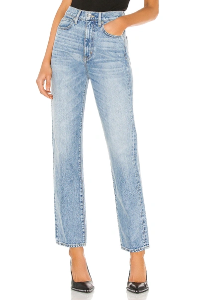 SLVRLAKE LONDON HIGH RISE STRAIGHT JEANS,SLKE-WJ14