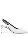 MOSCHINO LOGO ELASTIC BAND PUMPS