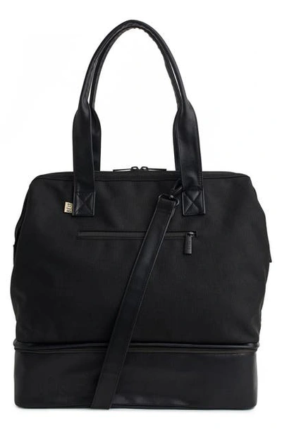 Beis The Mini Convertible Weekend Travel Bag In Black