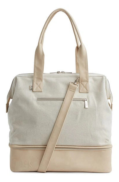 Beis The Mini Convertible Weekend Travel Bag In Beige