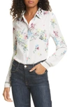 TED BAKER AADELE PERGOLA FLORAL BUTTON-UP SHIRT,240669-AADELE-WMB