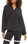 Alo Yoga City Girl Quarter Zip Pullover In Black