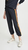 AVIATOR NATION 5 STRIPE SWEATPANTS CHARCOAL,AVIAT30020