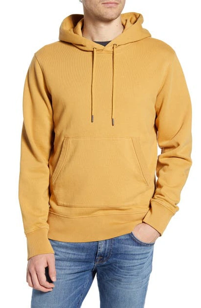Madewell Hooded Sweatshirt In Freddy Plaid Autumn Gold