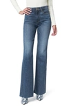 JOE'S FLAWLESS THE MOLLY HIGH WAIST CUT HEM FLARE JEANS,TSGFEN5715