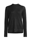 Theory Karenia Cashmere Crewneck Sweater In Black