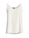 EILEEN FISHER SCOOPNECK SILK TANK,400012343126