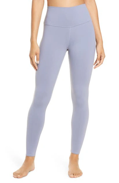 Alo Yoga Airbrush 7/8 High Waist Leggings In Blue Moon