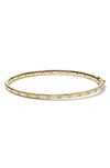 Ippolita 28-stone Hinged Bangle In 18k Gold With Diamonds In Yellow Gold/ Diamond