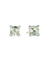 DAVID YURMAN CHATELAINE STUD EARRINGS WITH GEMSTSONES AND DIAMONDS IN SILVER, 6MM,PROD227540069