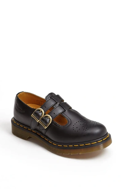 Dr. Martens' Black 8065 Smooth Leather Mary Jane Loafers
