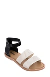 Melissa Model Jelly Flat Sandal In White Black 103