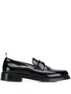 THOM BROWNE PATENT LEATHER PENNY LOAFERS