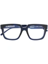 KUBORAUM SQUARE FRAME PATTERNED GLASSES