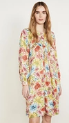 ALEXA CHUNG FLORAL BATWING DRESS