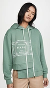 MONSE Sage Double Layer Hoodie