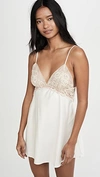 Flora Nikrooz Rosa Charmeuse Chemise In Ivory