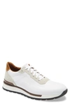 Bruno Magli Davio Low Top Sneaker In White Leather