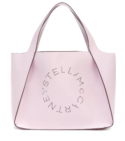 Stella Mccartney Stella Logo Tote Bag In Pink