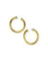 Marco Bicego Women's Masai 18k Gold & Diamond Coil Wrap Hoop Earrings
