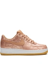 NIKE X CLOT AIR FORCE 1 PRM "ROSE GOLD SILK" SNEAKERS