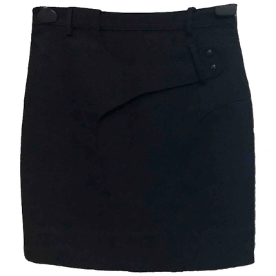 Pre-owned Balenciaga Mini Skirt In Black