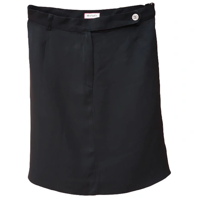 Pre-owned Max Mara Mini Skirt In Black