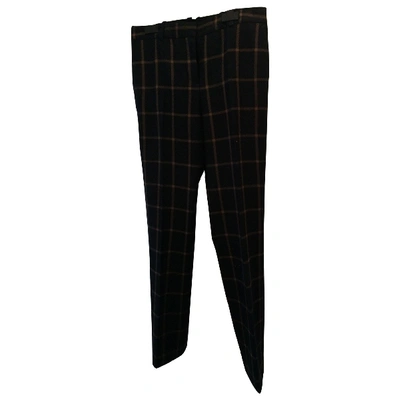 Pre-owned Hugo Boss Wool Trousers