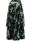 RICHARD QUINN DAISY PRINT MIDI DRESS