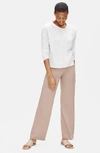 Eileen Fisher Straight Leg Ankle Pants In Bramble