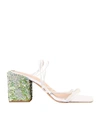 JACQUEMUS JACQUEMUS LES MULES ESTELLO SEQUINNED HEEL SANDALS