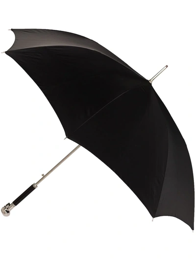 Alexander Mcqueen Black Skull Handle Umbrella
