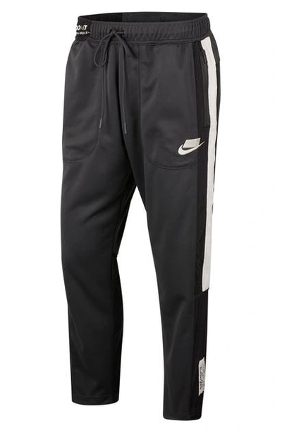 Nike Snw Sportswear Track Pants In Black/ Anthracite/ Sail