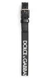 DOLCE & GABBANA LOGO WOVEN BELT,EC0055AN664