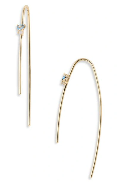 Argento Vivo Sydney Cluster Threader Earrings In Gold