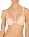 Natori Cherry Blossom Convertible Contour Underwire Bra 721191 In Light Pink