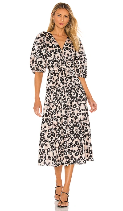Rebecca Taylor Kaleidoscope Leopard Print Dress - 100% Exclusive In Camel Combo