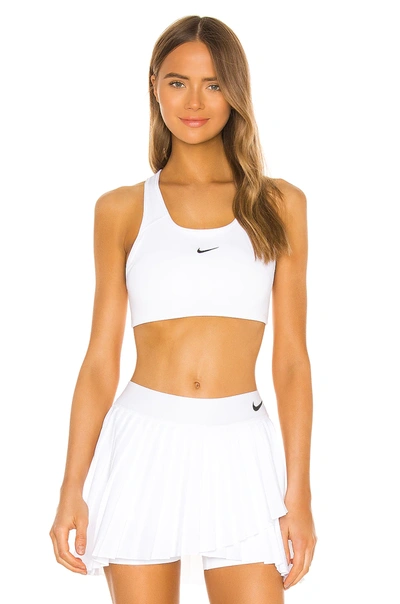 Nike Med Pad 运动胸罩 In White & Black