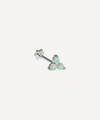 MARIA TASH LARGE OPAL TRINITY THREADED STUD EARRING,000698234